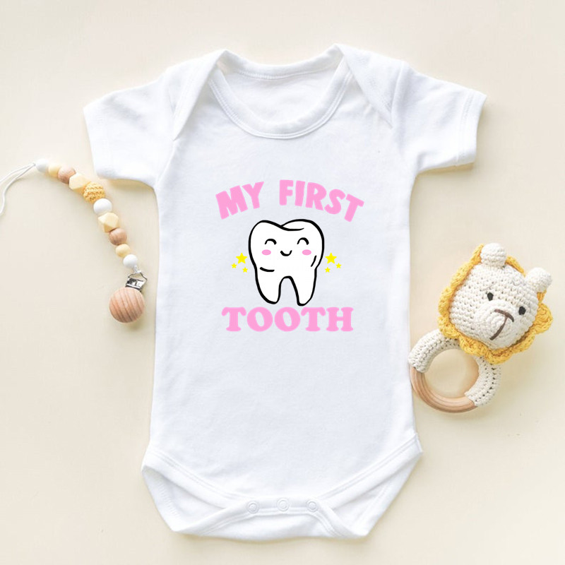 Baby Clothing Brand - I Got My First Tooth Print