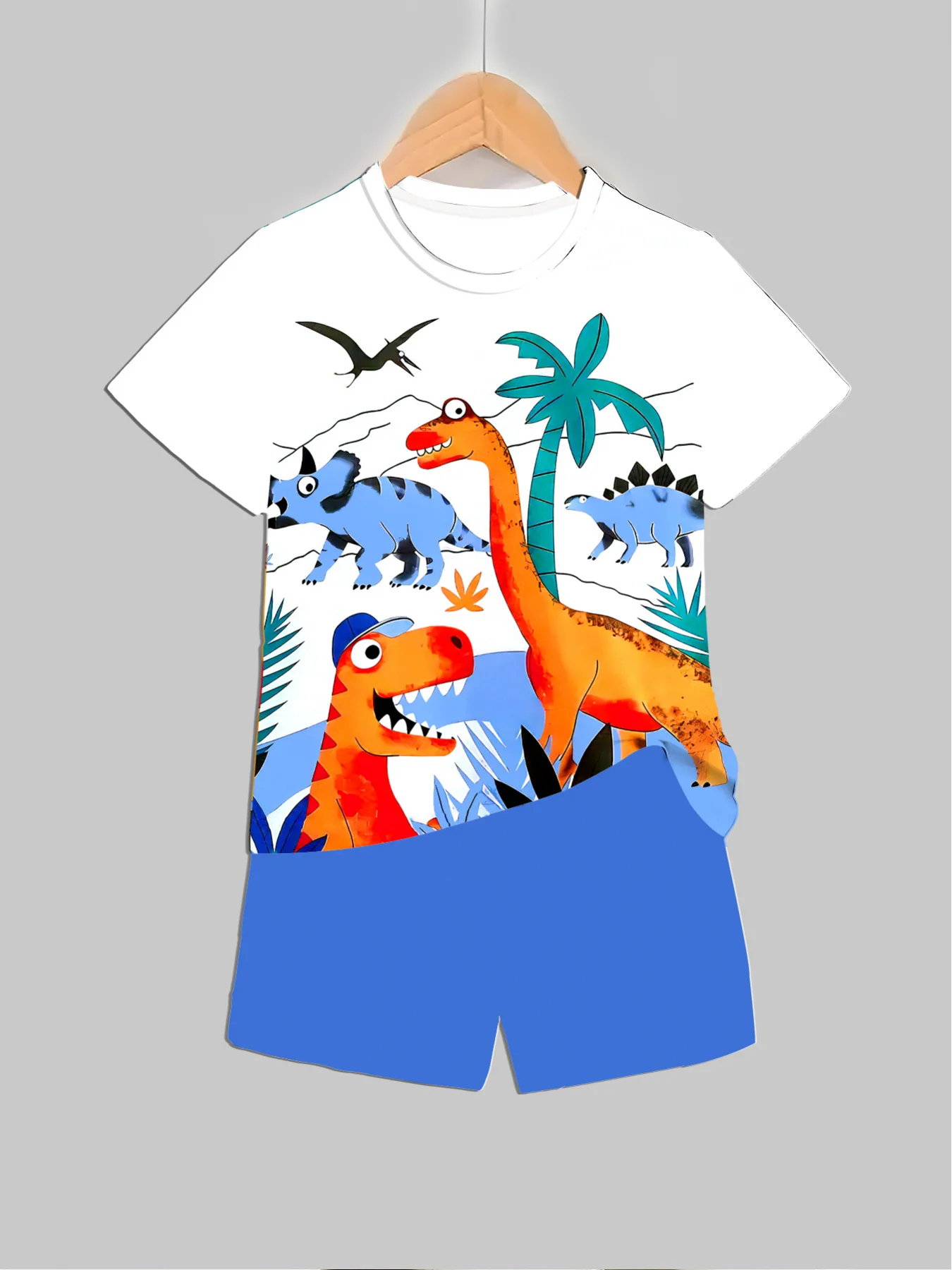 New Dinosaur Printed Outfits T - Baby Clothing Girls review and price
