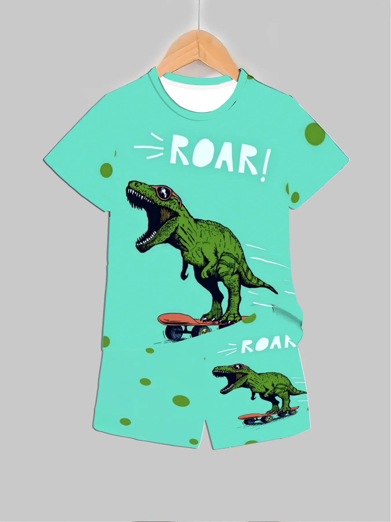 New Dinosaur Printed Outfits T - Baby Clothing Girls review and price
