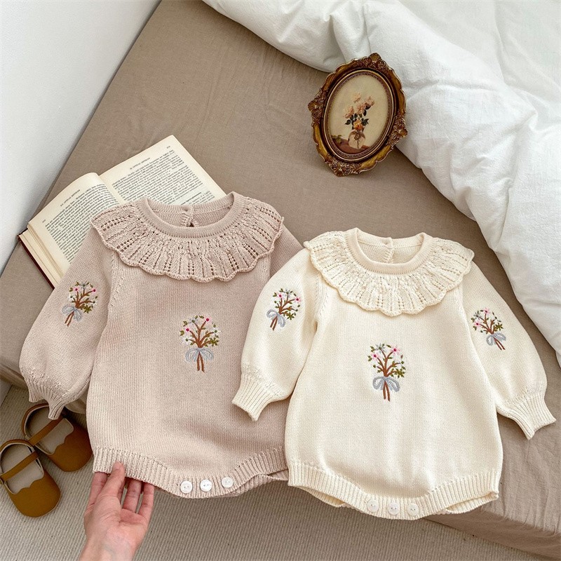 Spring Autumn Newborn Knitting - Baby Clothing Embroidery review and price
