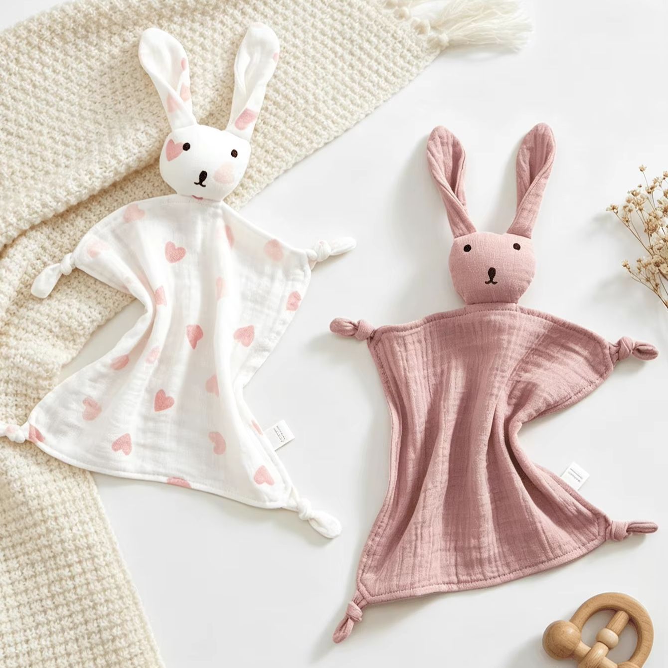 2Pcs Muslin Baby Soothing Towe - Baby Clothing Fabric review and price