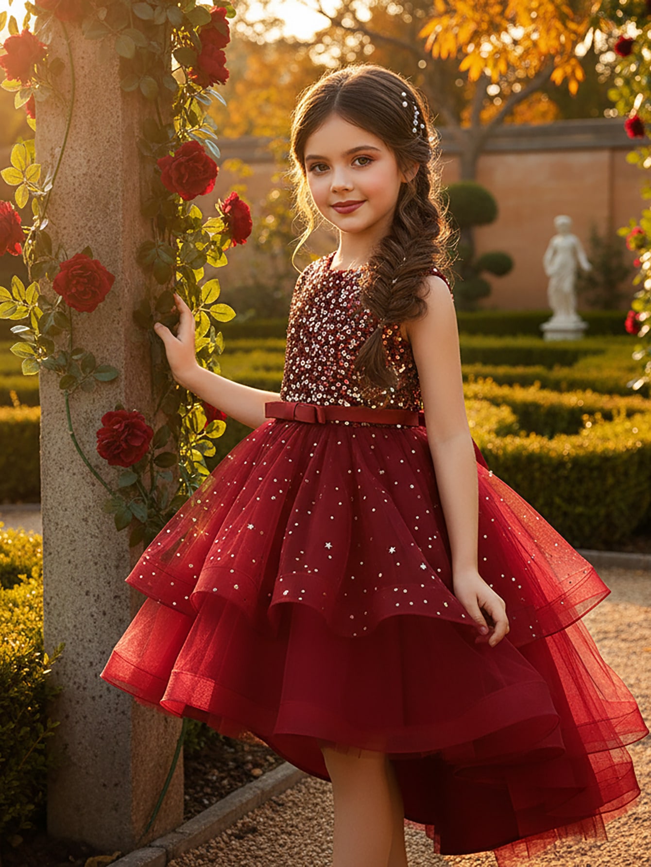 Baby Girl Princess Floral Sequ - Baby Clothing Discount review and price