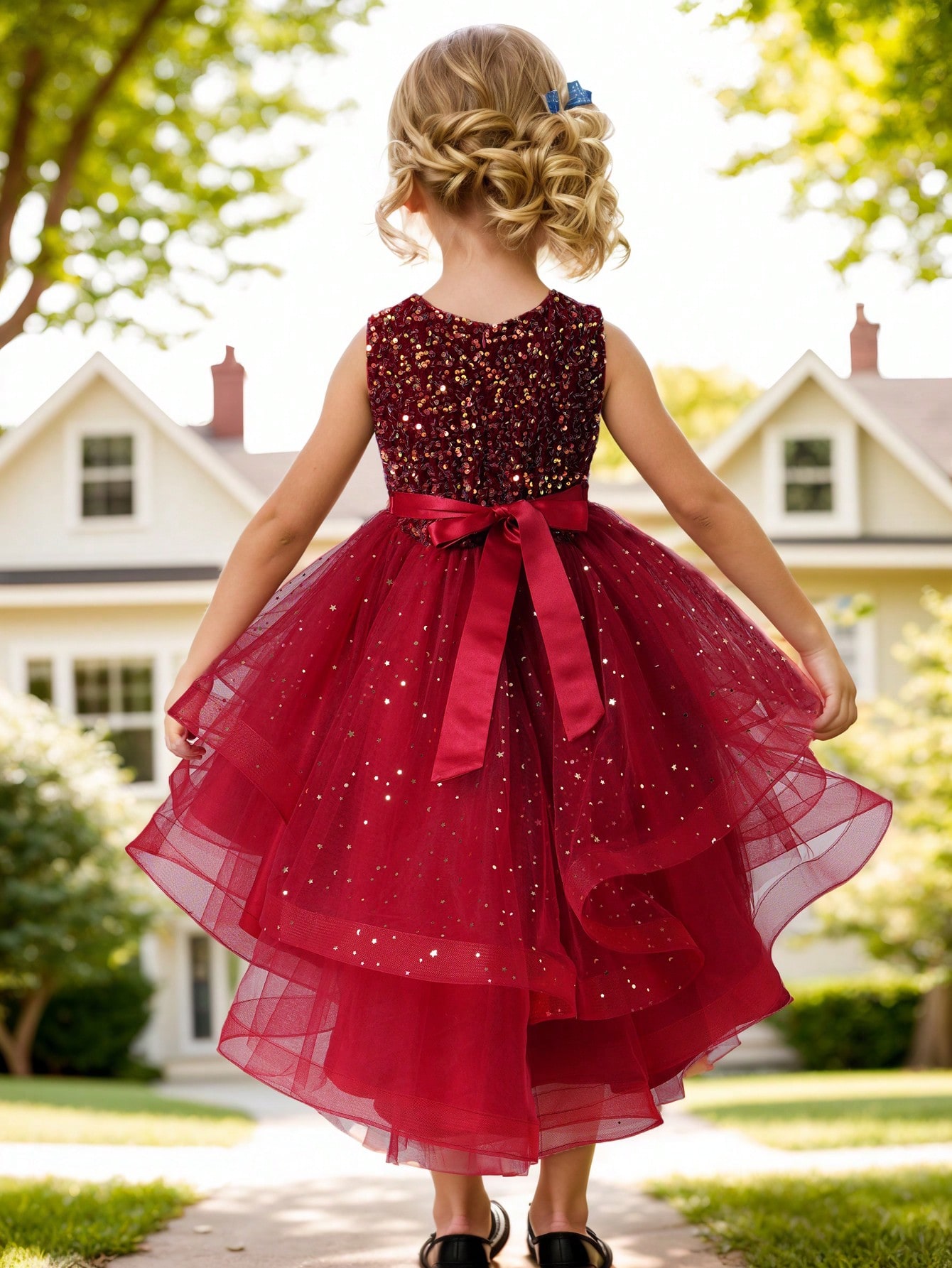 Baby Girl Princess Floral Sequ - Baby Clothing Discount review and price