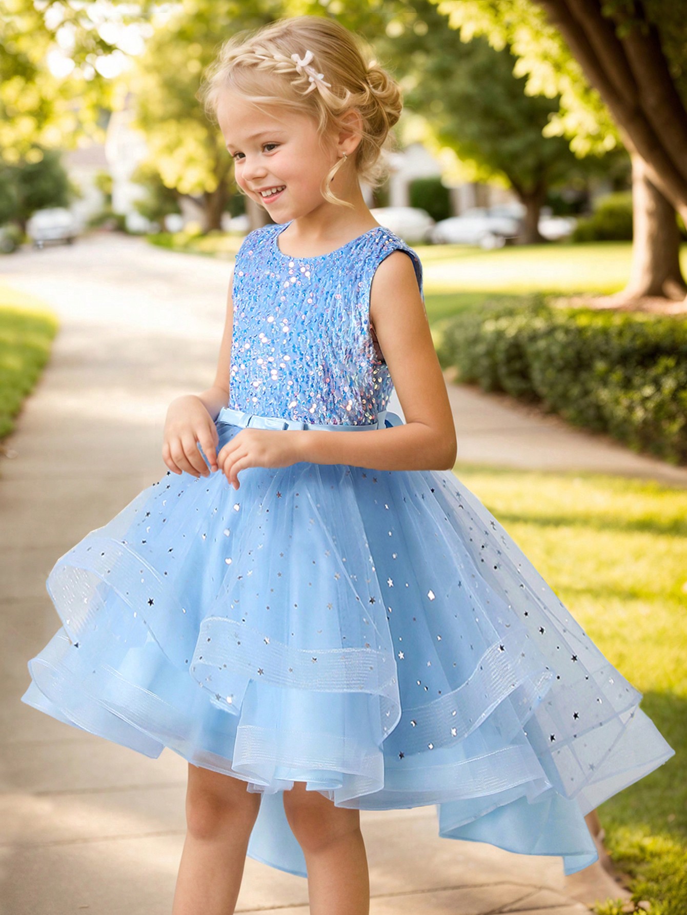 Baby Girl Princess Floral Sequ - Baby Clothing Discount review and price
