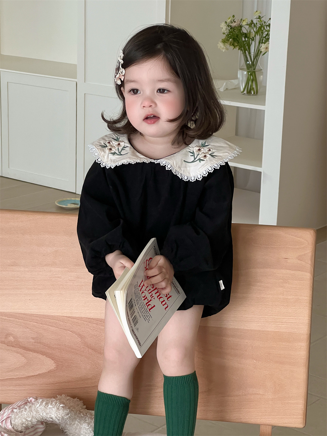 2025 Spring New Baby Girl Flow - Baby Clothing Embroidery review and price