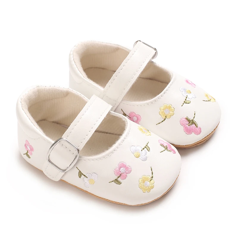 Baby Girls Mary Jane Flats PU  - Baby Clothing Embroidery review and price