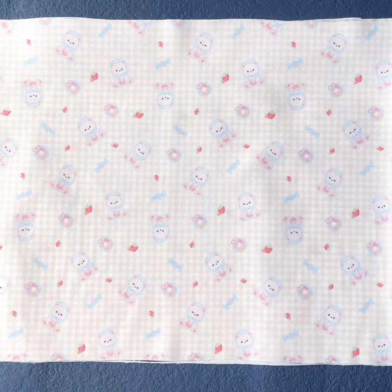 yellow “Baby Bear” Scattered P - Baby Clothing Fabric review and price