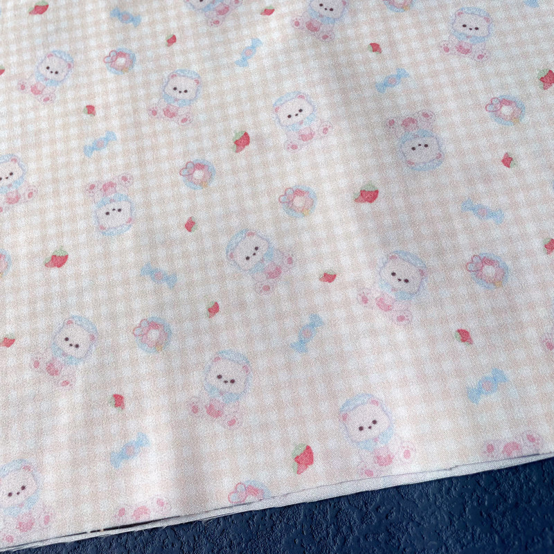yellow “Baby Bear” Scattered P - Baby Clothing Fabric review and price