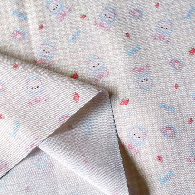 yellow “Baby Bear” Scattered P - Baby Clothing Fabric review and price