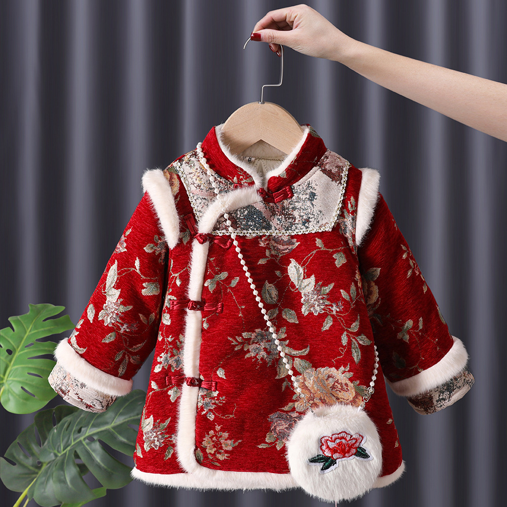 Winter Baby Girls Hanfu Kids P - Baby Clothing Embroidery review and price