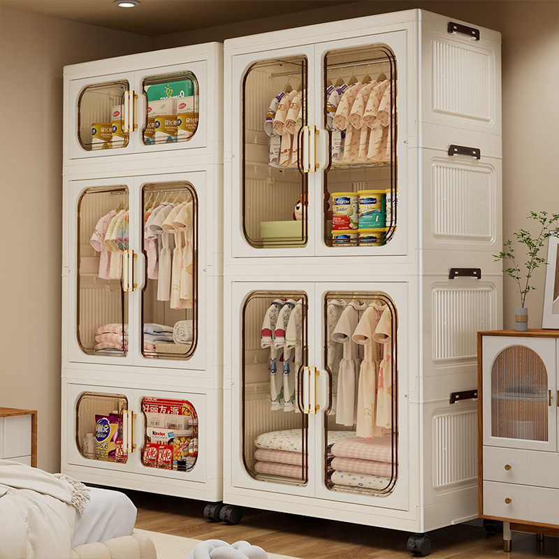 Colorful Foldable Kids Wardrob - Baby Clothing Dresser review and price