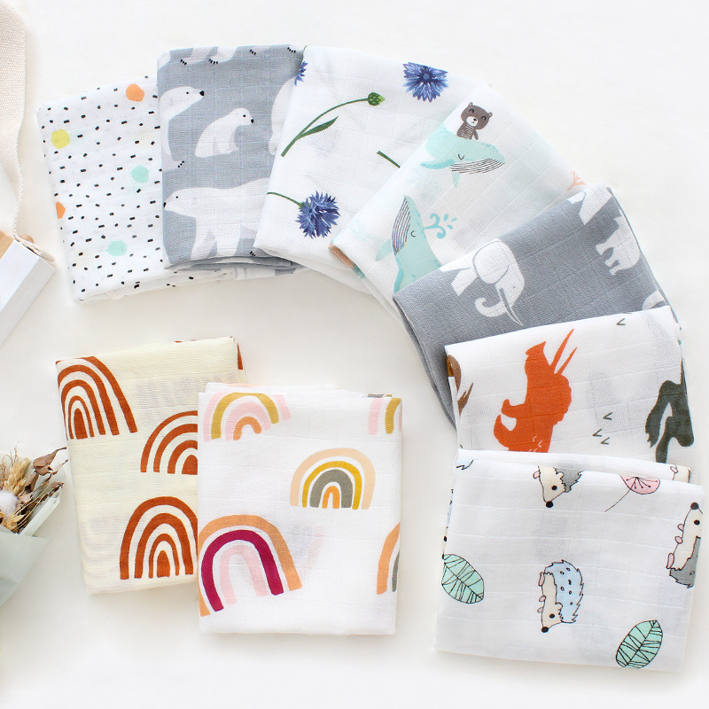 60X60cm Baby Blankets Newborn  - Baby Clothing Fabric review and price